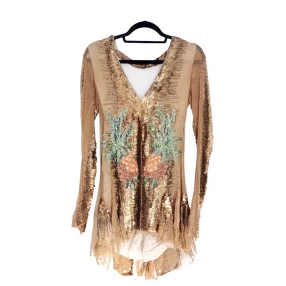 ISO 2005 Silk Mini Roberto Cavalli Embroidered Dress - Picture 3 of 3